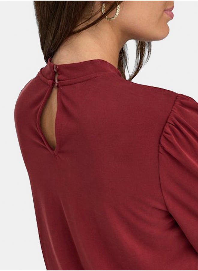 ONLY Onlfree Life L/S Modal Highneck Top Jrs  - Image 4
