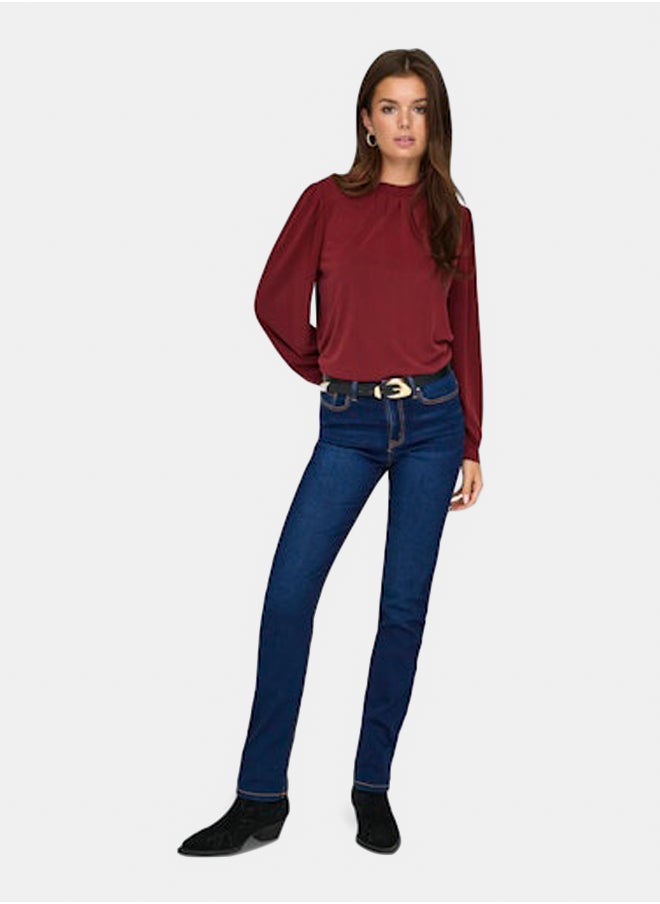 ONLY Onlfree Life L/S Modal Highneck Top Jrs  - Image 2
