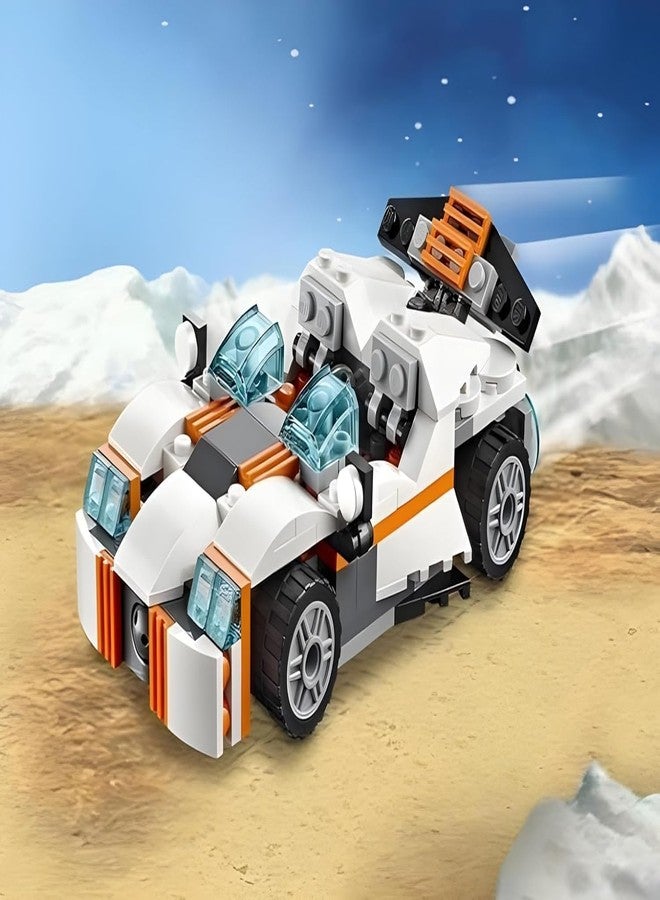 Galaxy Hi-Tech 3 in 1 Architect Brick Toys 237+ Pieces Building Block - Space Astronaut Theme Blocks and Bricks - Robot, car, Aircraft Educational Engineering Construction Learning Toy for Kids - Image 4