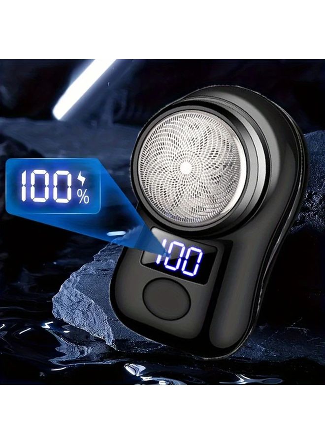 USB Rechargeable Mens Shaver 1pc LED Display Fast Charging 30 Min Runtime Compact Travel Design Ideal Gift - Image 4