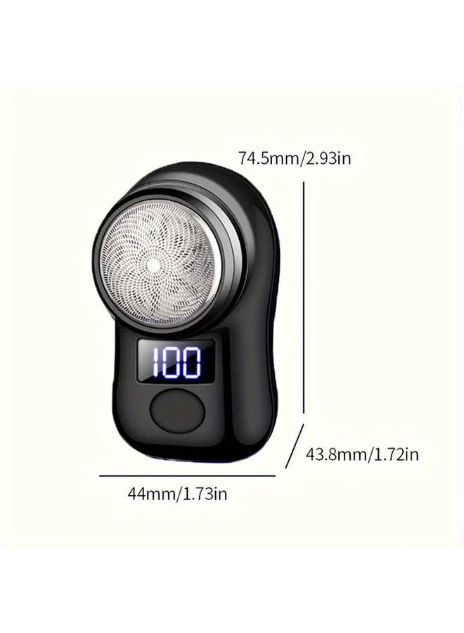 USB Rechargeable Mens Shaver 1pc LED Display Fast Charging 30 Min Runtime Compact Travel Design Ideal Gift - Image 3