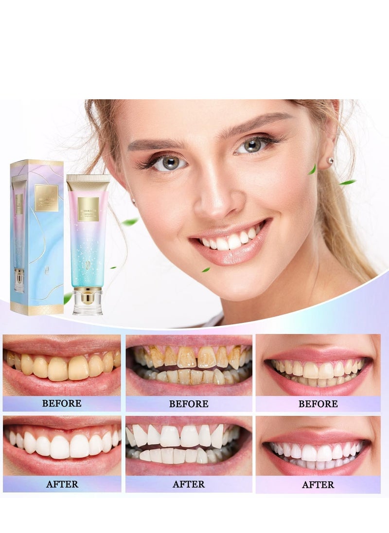ORALHOE - Niacinamide Whitening Toothpaste, Dazzling White Toothpaste Fresh Breath Niacinamide, Bodyaccel Toothpaste, Body Accel Niacinamide Whitening Toothpaste 100g - Image 1