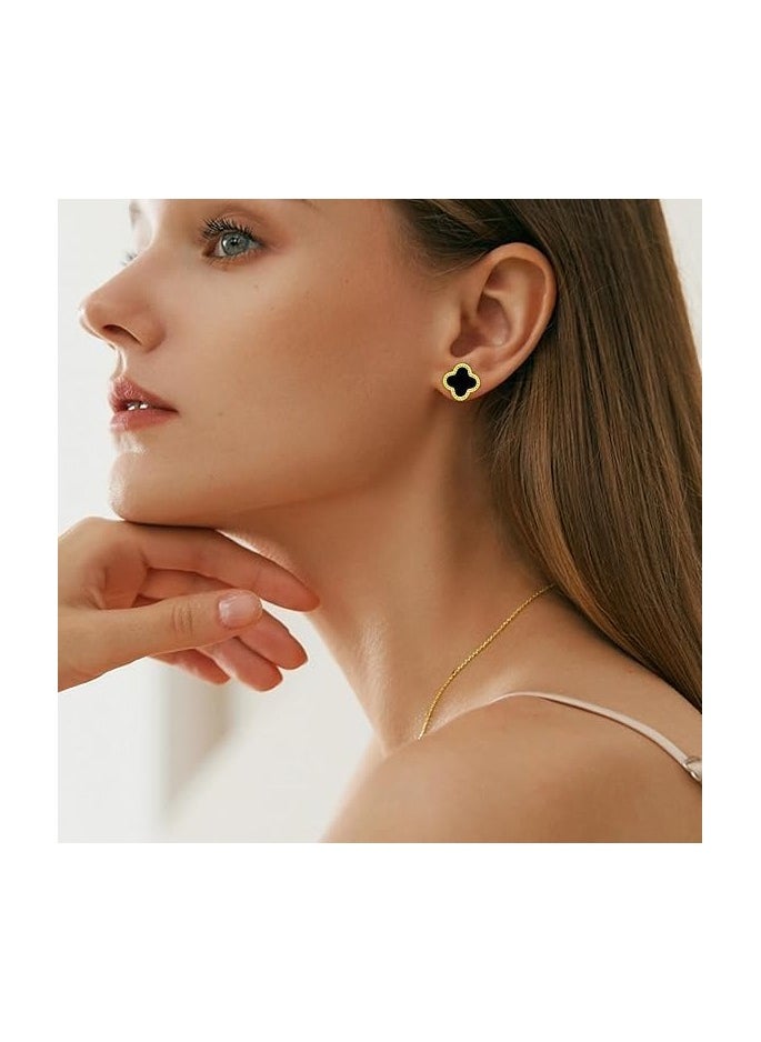 MIRFA Four Leaf Clover Jewellery Set (Black)  - Image 3