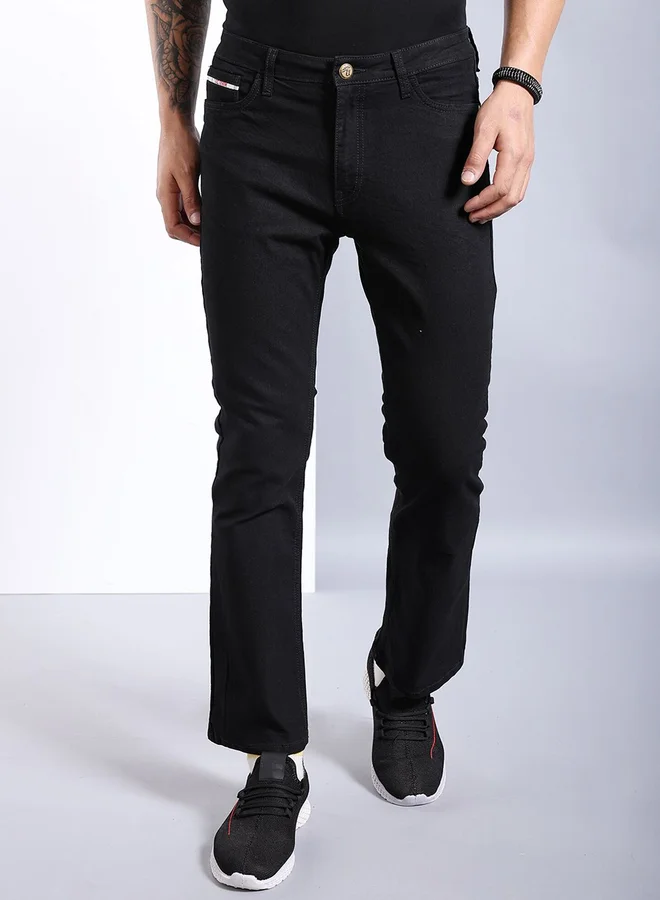 The Indian Garage Co Men Mid Rise Bootcut Fit Jeans