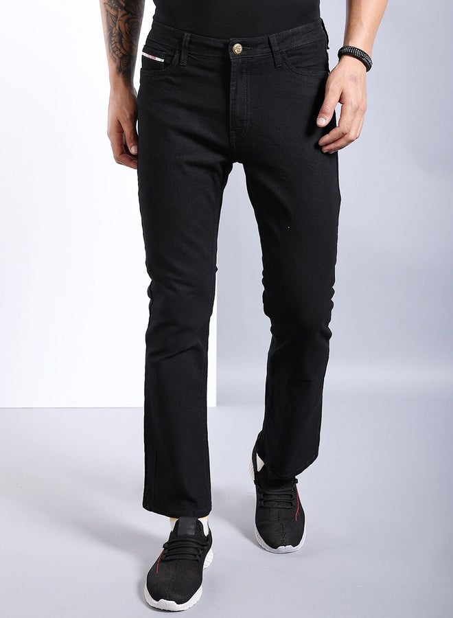 The Indian Garage Co Men Mid Rise Bootcut Fit Jeans - Image 1