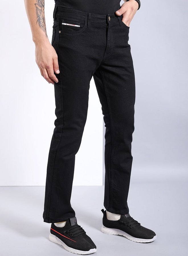 The Indian Garage Co Men Mid Rise Bootcut Fit Jeans - Image 2