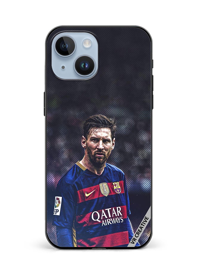 VR CREATIVE Protective Case Cover For Apple iPhone 15 Messi Design Multicolour - Image 1