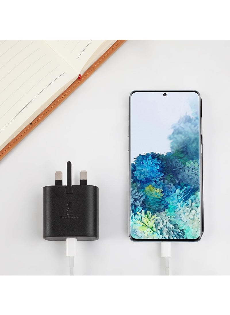 Denx - USB C Fast Charger, 45W Fast Charger Plug for Samsung, USB C Charger Plug Compatible with Samsung Galaxy S23/S23+/S23 Ultra/S22/S22+/S22 Ultra/S21/S20/Note 20/Z Flip4/Z Fold4 (Cable Not Included) - Image 1
