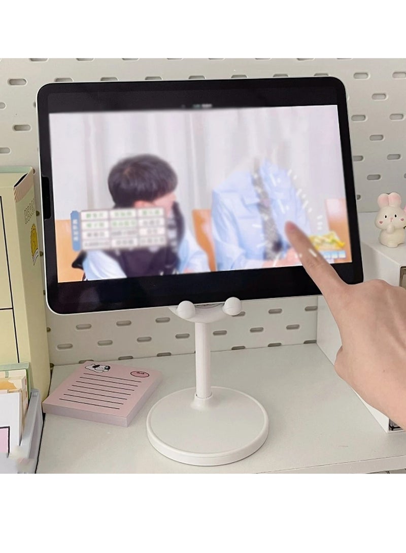 AROAQ Cute Bunny Phone Holder, Durable Desktop Cell Phone Holder Stand, Anti Slip Adjustable Mobile Tablet Holder, Portable Phone Stand Compatible With All Mobile Phones And Tablets, (Black) - Image 4