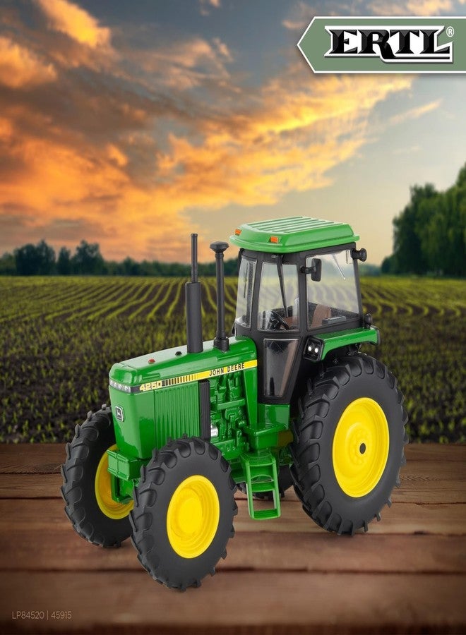 John Deere جرار جون دير 1/32 مقياس 4250 مجموعة بريستيج - هيكل معدني مصبوب مع محور أمامي FWA وعجلات خلفية مفردة - مجموعة للبالغين - للأعمار 14 سنة وما فوق - Image 3