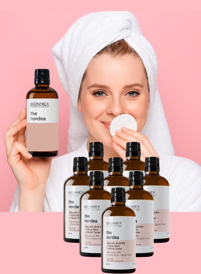 BIONNEX 8 Pieces Bionnex The Nordea Glycolic Acid 8% 100ml - Image 1