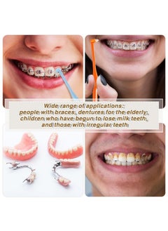 Patelai 6 Pieces End Tuft Toothbrush Soft Interdental Brushes Tooth Stain Remover Trim Toothbrush Single Brush For Implants Teeth Detail Cleaning Supplies(Bright Colors)  - Image 3