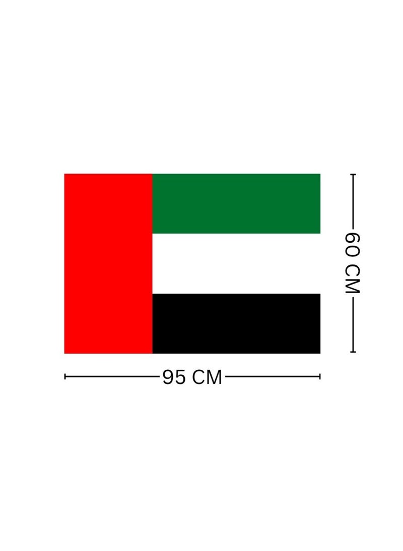 Aspire Books UAE National Flag 60x95cm – Premium United Arab Emirates Flag for Indoor & Outdoor Display, Events, National Day & Decorations - Image 1