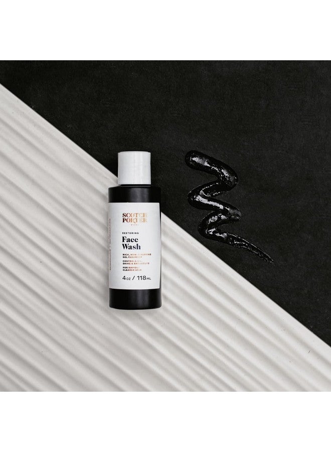 scotch porter Restoring Face Wash Rich Nonstripping Gel Cleanser Formulated With Nontoxic Ingredients Free Of Parabens Sulfates & Silicones Vegan 4Oz Bottle - Image 4