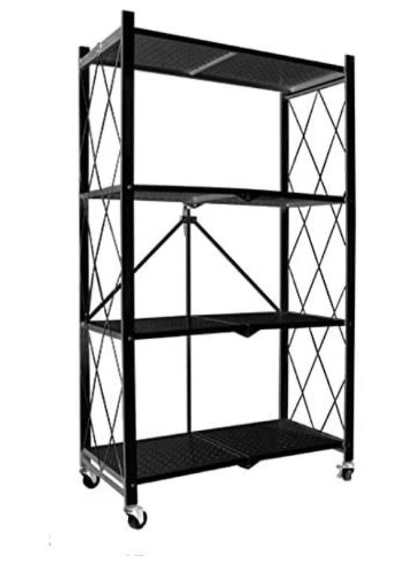 4 Tier Foldable Kitchen Storage Rack Shelf Unit With Wheel - pzsku/Z960E1F6A8EC5980B07DEZ/45/_/1632825288/53d3fa77-01e1-4acc-a927-f8e2306507ef