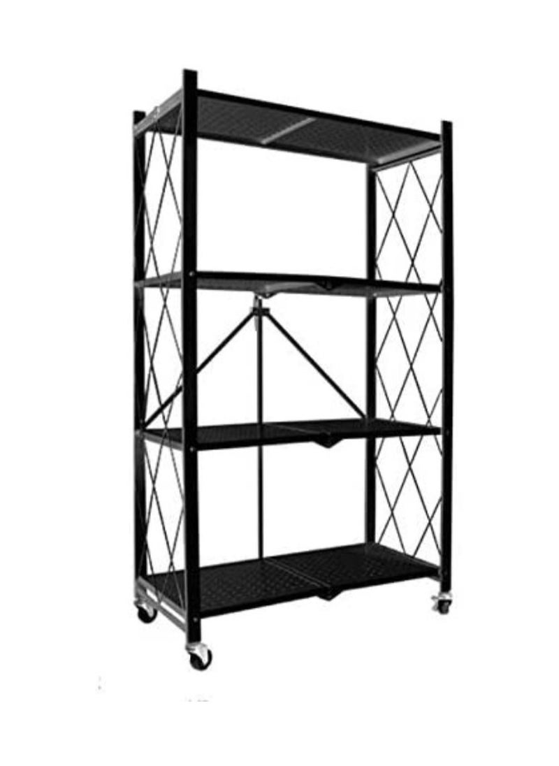 4 Tier Foldable Kitchen Storage Rack Shelf Unit With Wheel - pzsku/Z960E1F6A8EC5980B07DEZ/45/_/1632825288/e43b775a-efc6-457b-98a9-e4660c791f8b