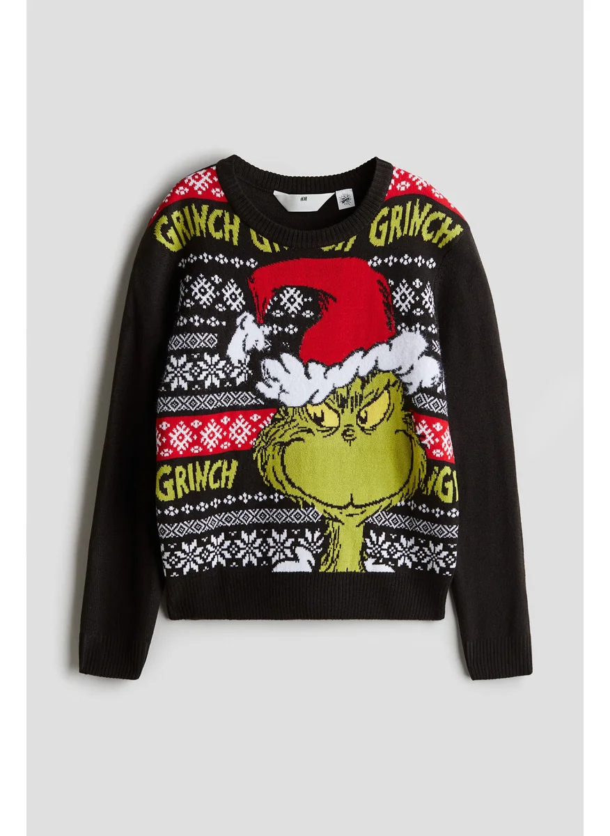 اتش اند ام Jacquard-Knit Jumper