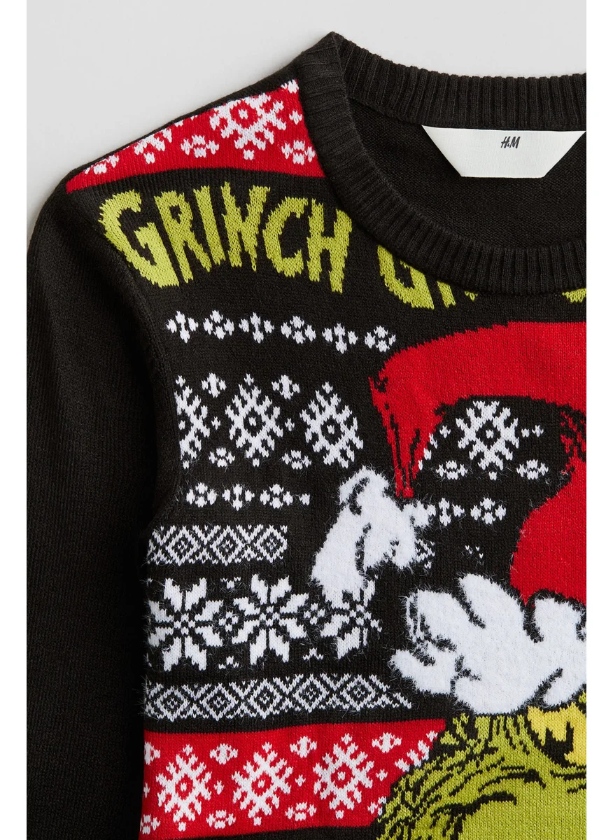 اتش اند ام Jacquard-Knit Jumper