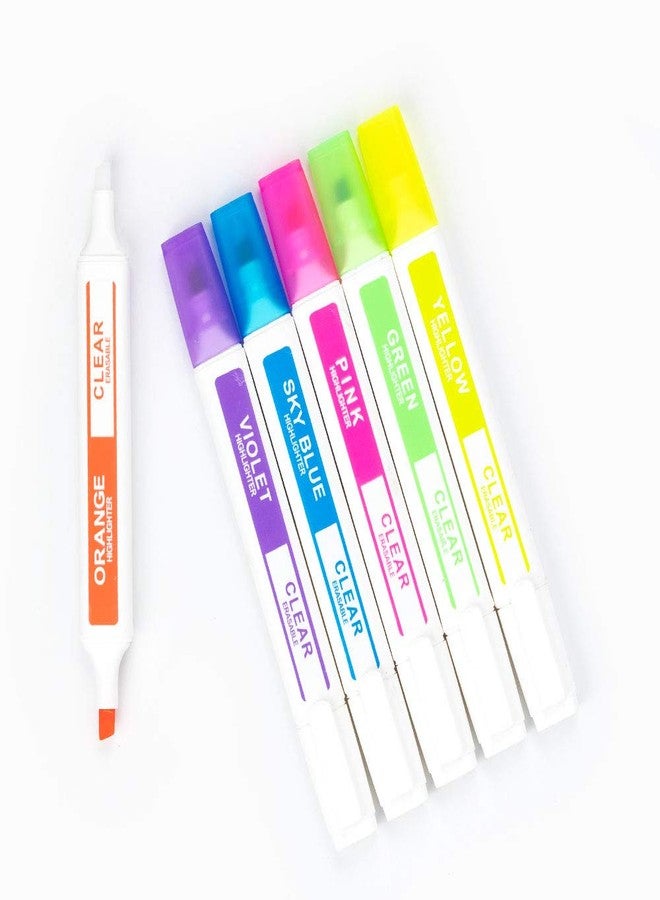 worison Erasable Highlighter Pen Set Of 6 Colors,Multi-coloured - Image 2