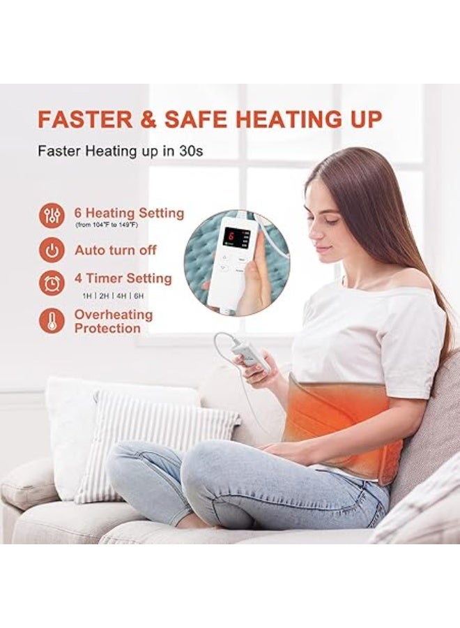 وسادة تدفئة كهربائية ذكية للظهر والبطن والخصر - علاج حراري جاف ورطب مع مؤقت إيقاف تلقائي - Image 5