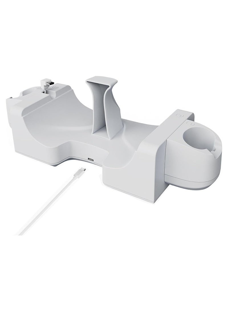قاعدة شحن متوافقة مع سماعة رأس Oculus/Meta Quest 3 VR ووحدة تحكم قاعدة شاحن سريع مثبتة على الحائط لملحقات Quest3 - Image 5