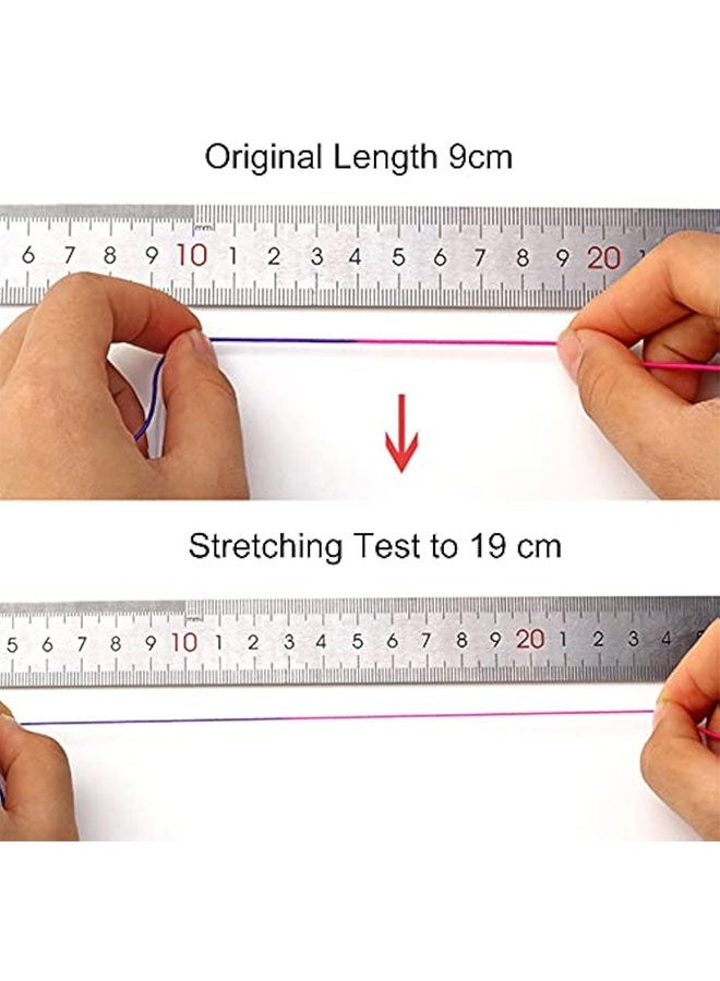 1mm Stretchy Bracelet String, Sturdy Rainbow Elastic String Elastic Cord for Jewelry Making, Necklaces, Beading and Crafts - Image 3