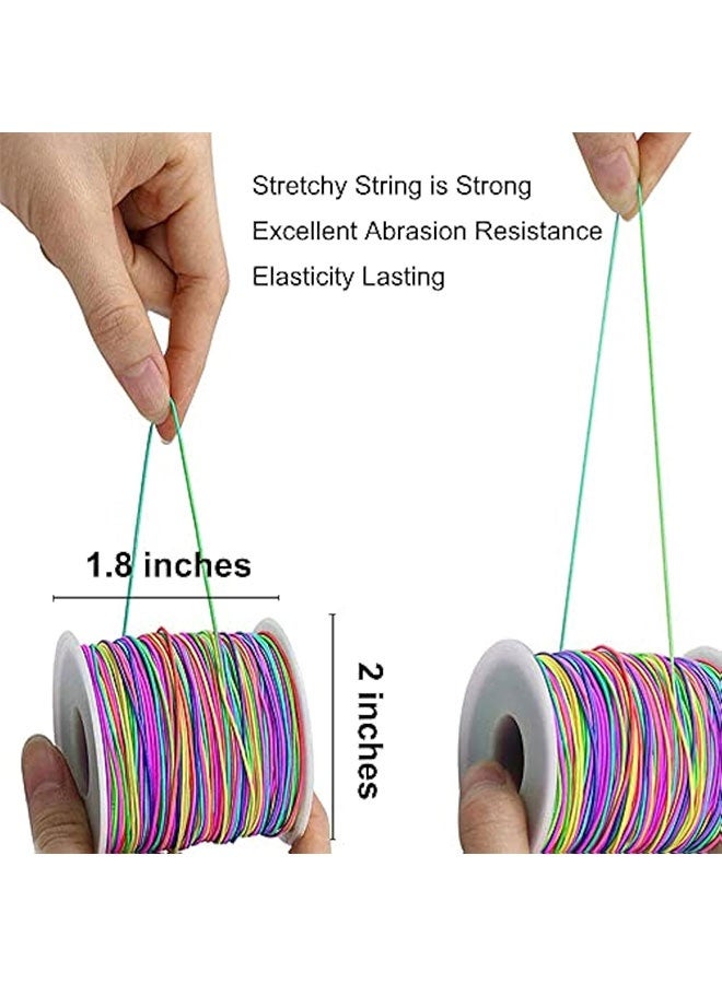 1mm Stretchy Bracelet String, Sturdy Rainbow Elastic String Elastic Cord for Jewelry Making, Necklaces, Beading and Crafts - Image 4