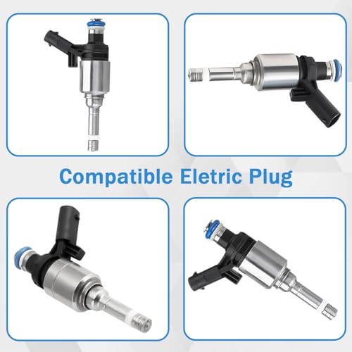 Plobeda 06H906036G 4pcs Fuel Injectors Compatible with Audi A3 A4 A5 A6 Q3 Q5 TT Volkswagen CC EOS GTI Tiguan Passat Jetta 2.0L 06H906036G - Image 4