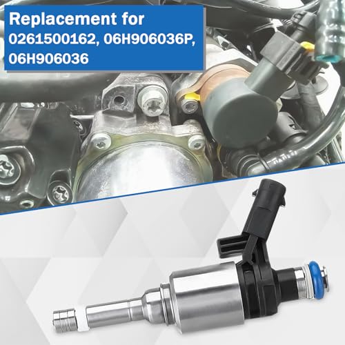 Plobeda 06H906036G 4pcs Fuel Injectors Compatible with Audi A3 A4 A5 A6 Q3 Q5 TT Volkswagen CC EOS GTI Tiguan Passat Jetta 2.0L 06H906036G - Image 3