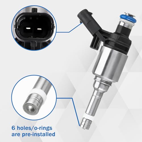 Plobeda 06H906036G 4pcs Fuel Injectors Compatible with Audi A3 A4 A5 A6 Q3 Q5 TT Volkswagen CC EOS GTI Tiguan Passat Jetta 2.0L 06H906036G - Image 5