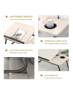 JANTENS Bed Desk for Laptop, Laptop Desk for Bed and Sofa, Bed Trays for Eating and Laptops with Cup Holder, 5 Levels of Adjustable Height  - Image 4