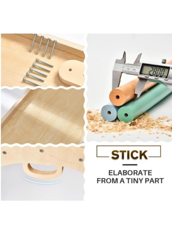 WALALLA Toddler Climbing Frame Indoor Pikler Triangle Set 7 in 1 Rainbow Wooden Climbing Frame with Sliding Ramp Arch and Ladder Climber Montessori Climbing Toy Play Gym for Kids - Image 5