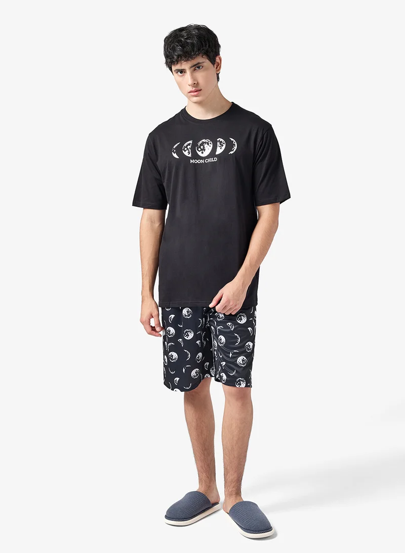 Nightwear T-Shirt & Shorts Sets