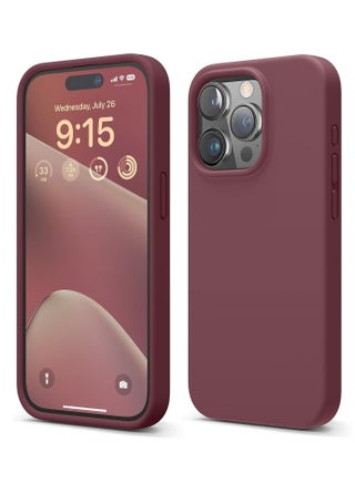 iPhone 15 Pro Case Liquid Gel Silicone Rubber Soft Silky Touch Anti Scratch Shockproof Protective Cover 6.1 Inch - pzsku/Z960E744112AEBC50D45FZ/45/1751109755/c6bc0467-487b-47ee-9560-968b35ee4c49