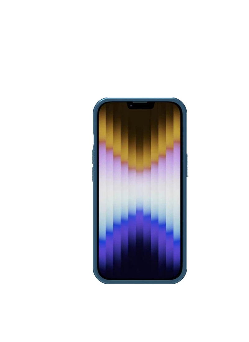 Nillkin - Super Frosted Shield Pro Magnetic Case For Iphone 14 Plus - Blue - Image 1