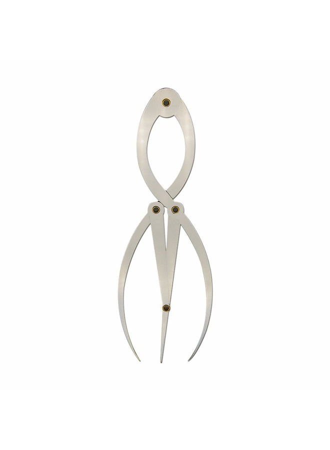 HOTWE Golden Ratio Eyebrow Ruler, Stainless Steel Eyebrow Caliper 1:1.618 Three-Point Balance Stencil Removable Reusable Permanent Measure Tool for Tattoo Makeup - Image 4