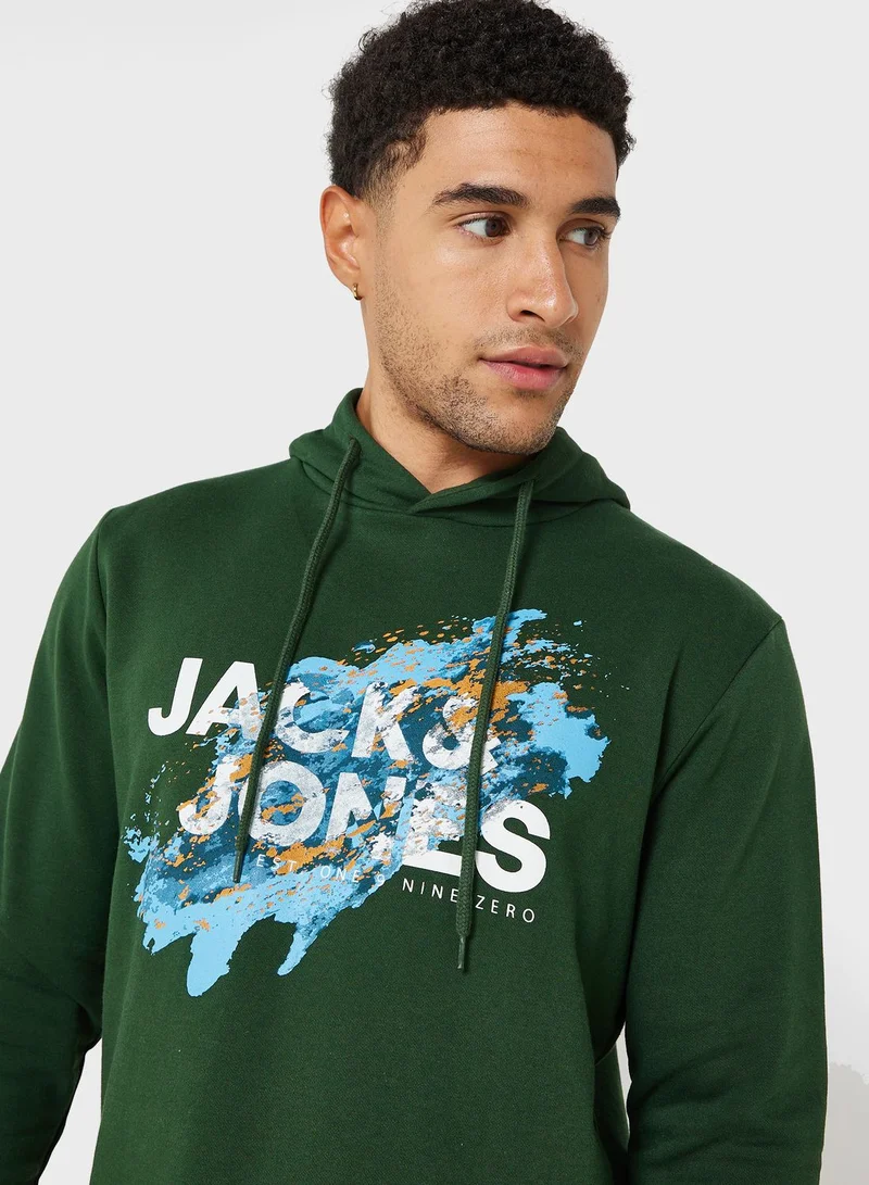 JACK & JONES Graphic Hoodie