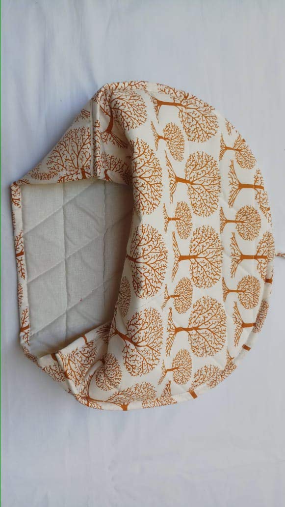 Malan Bai Mandala Tea Cozy Cover White Hand Block Winter Tea Cozy Cotton Tea Kettle Warmer Pot Cover Hot Coffee Cover Handamde Kitchen Décor Brand: Malan Bai - Image 2