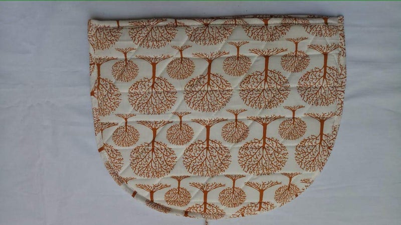 Malan Bai Mandala Tea Cozy Cover White Hand Block Winter Tea Cozy Cotton Tea Kettle Warmer Pot Cover Hot Coffee Cover Handamde Kitchen Décor Brand: Malan Bai - Image 1