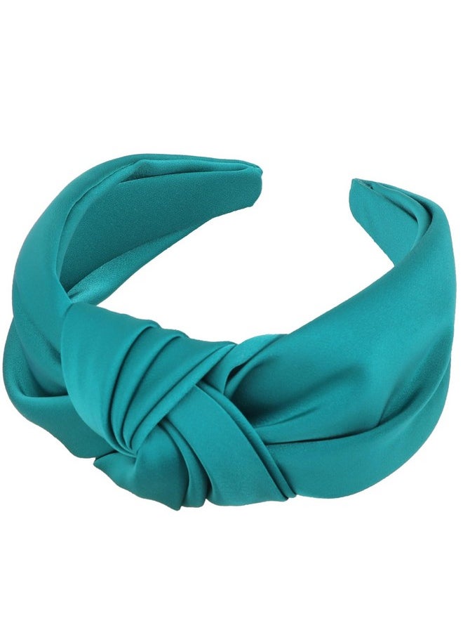 DRESHOW Top Knot Headband For Women Girls Knotted Elastic Hair Band Fashion Fabric Hairbands Cute Wide Head Band  - Image 1