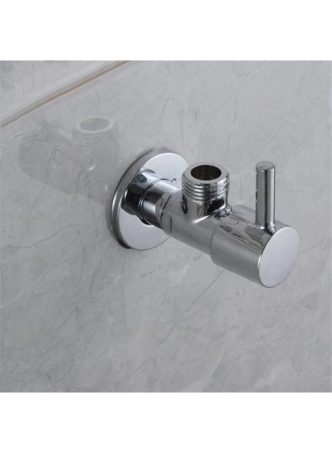 Royal Apex Chrome Plated Wall Mounted Angle Valve/Diverter For Mixer Tap Wall Connection 1/2 Inch With Single Lever - Image 4