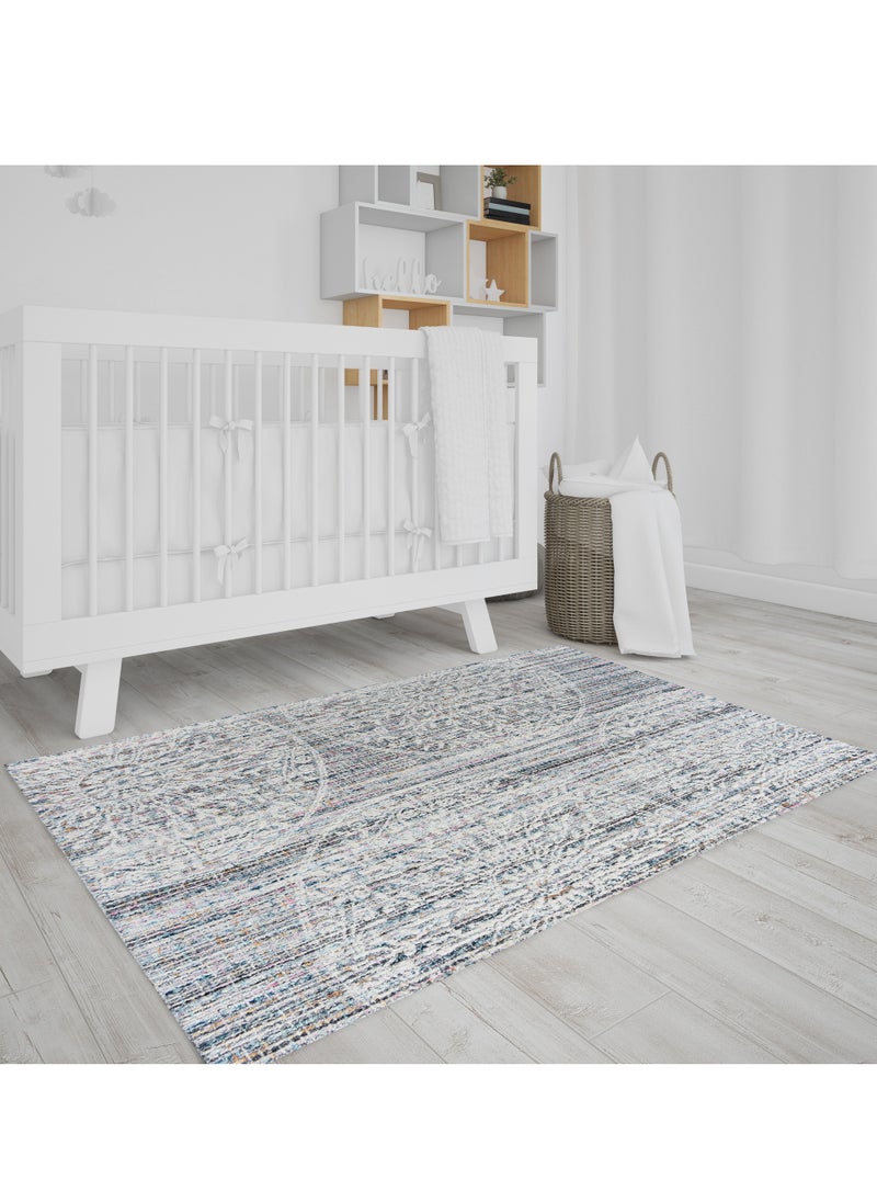 AURUM HOME AH04D Hand Tufted Carpets Indoor Living Dining Bedroom Room and Gallery Area Rugs Loop Cut Pile Wool and Pet yarn, Rectangle  - Image 2