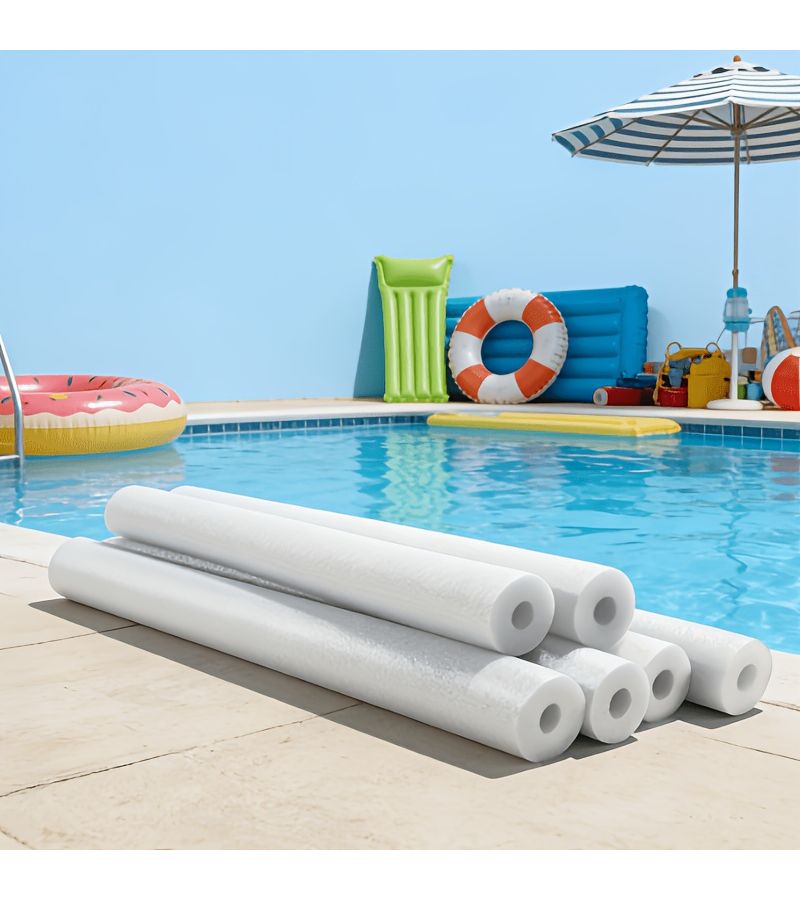 10 Pieces Upgraded Pearl Cotton Foam Tubes for Swimming Pool Buoyancy Bars - Image 3