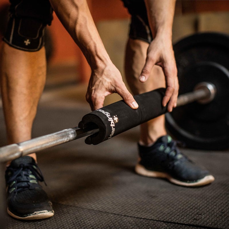 Harbinger NeoTek Foam Core Bar Pad, Standard 14" & Olympic 16" for Squats, Lunges, Hip Thrusts, Weightlifting - Image 2