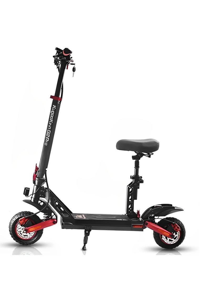 KugooKirin G2 Pro Electric Scooter - Big Display | BLUETOOTH | OFF Road Tires | 45 km/h Speed | 50 km Range | 800W 48V 15Ah | Dual Disc Brakes | Foldable E Scooter  - Image 1