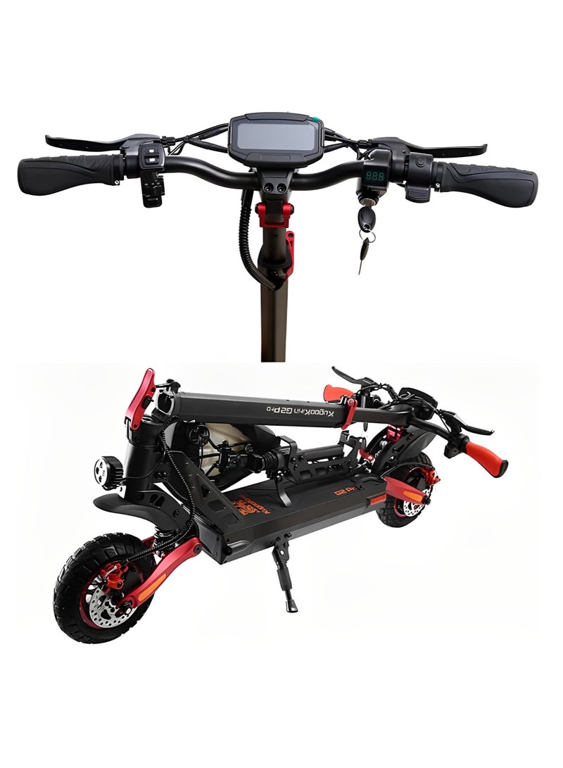 KugooKirin G2 Pro Electric Scooter - Big Display | BLUETOOTH | OFF Road Tires | 45 km/h Speed | 50 km Range | 800W 48V 15Ah | Dual Disc Brakes | Foldable E Scooter  - Image 3
