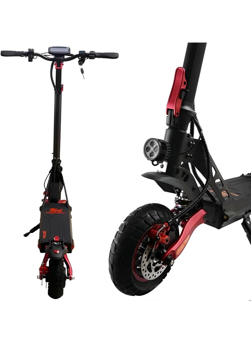 KugooKirin G2 Pro Electric Scooter - Big Display | BLUETOOTH | OFF Road Tires | 45 km/h Speed | 50 km Range | 800W 48V 15Ah | Dual Disc Brakes | Foldable E Scooter  - Image 5