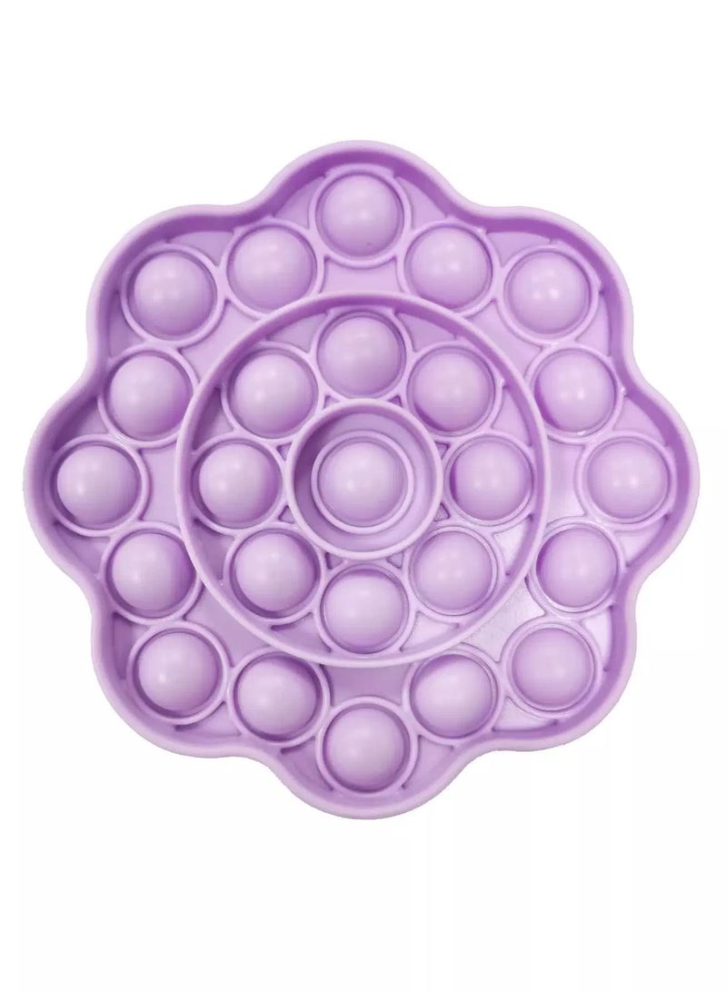 Generic 1pc Flower Shaped Push Bubble Toy  - Image 1