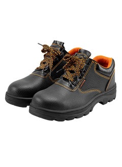 LAWAZIM Safety Shoes - Short Slip-Resistant Steel Toe Cap Leather Work Boots for Men/Women - Waterproof Puncture-Proof Comfortable Lightweight Utility Industrial Construction Safety Footwear  - Image 1