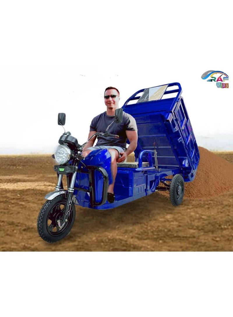 Megawheels Cargo 1.6 mtr Tuk Tuk 3 Wheel Electric Scooter Trolley - Image 2